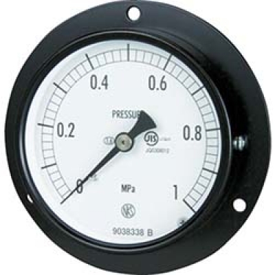 長野計器（株） AC15-231-6.0MP 長野　普通形圧力計　Ｄ枠埋込型　Φ７５　最小目盛０．１００