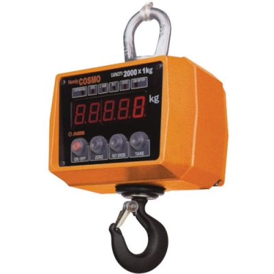 （株）守隨本店 0.3ACBE-R ＳＨＵＺＵＩ　直示・無線両用　携帯型電子式吊秤　ハンディコスモ２　リモコン付　秤量３００ｋｇ