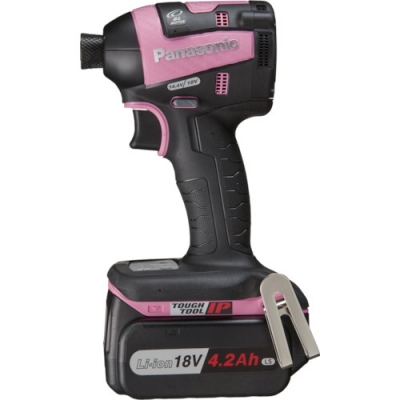 パナソニック（株）エコソリューションズ社 EZ75A7LS2G-P Ｐａｎａｓｏｎｉｃ　デュアル　充電インパクトドライバーピンク　１８Ｖ４．２Ａｈセット