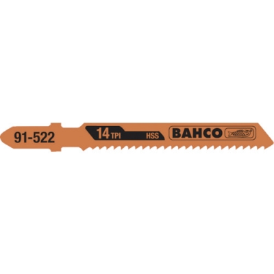 日本百固 BAHCO  91-517-5P バーコ　ジグソーブレード　（５枚入）　２４山　全長７５　１．２５ｔ