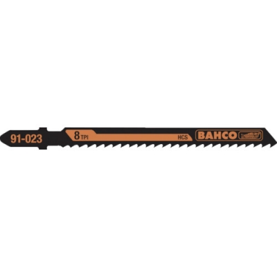 日本百固 BAHCO  91-434-5P バーコ　ジグソーブレード　（５枚入）　８山　全長１１６　１．５ｔ