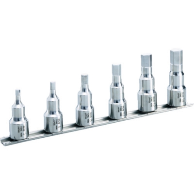 ＴＯＮＥ（株） SHH410 ＴＯＮＥ　ＳＵＳヘキサゴンソケットセット（ホルダー付）　１０ｐｃｓ