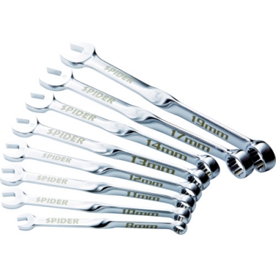 日本百固 BAHCO  BZWSPTW8PSET スパイダー　ツイストコンビネーションレンチ８本組