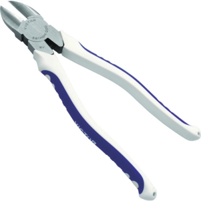 日本富具亚 FUJIYA （ビクター） 381HGR-200 ビクター　電工ＶＡ線ニッパ（薄刃・バネ付）（エラストマーＧ）