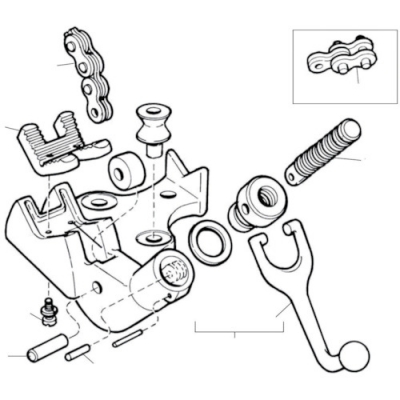 Ｒｉｄｇｅ　Ｔｏｏｌ　Ｃｏｍｐａｎｙ 41055 ＲＩＤＧＩＤ　Ｅ－２７８０　チェーンアッセン　Ｆ／ＢＣ－４１０