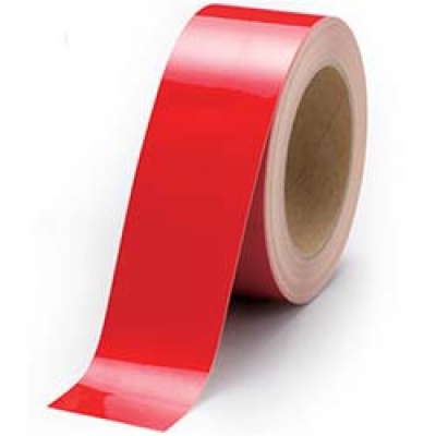 ユニット（株） 863-04 ユニット　テープ　ユニテープ（赤）　ペットフィルム　５０ｍｍ幅×２０ｍ