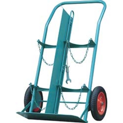 カミマル（株） KS-COMPACT-P ＫＳ　ボンベ運搬車（仕切板付）　酸素７０００Ｌ容器、アセチレン７．０ｋｇ容器用