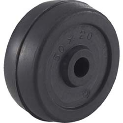 日本中山 TRUSCO  P50G ＴＲＵＳＣＯ　二輪運搬車用車輪　Φ５０ゴム車輪　４０１１用補助車輪