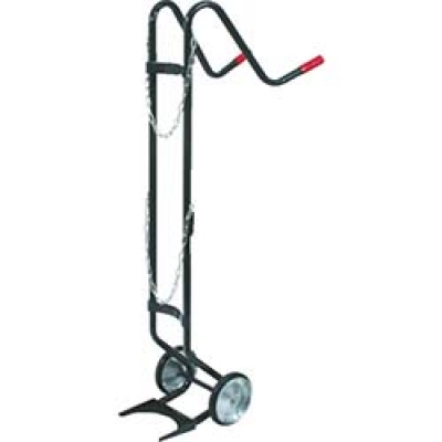 日本中山 TRUSCO  HT-63N-BK ＴＲＵＳＣＯ　酸素用ボンベ運搬車　一本積用　ブラック