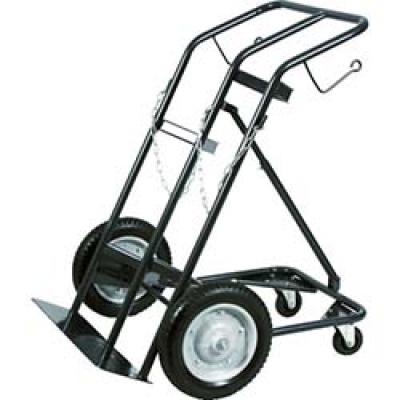 日本中山 TRUSCO  HT-65N-BK ＴＲＵＳＣＯ　ボンベ運搬車　二本積み用安定型　ブラック