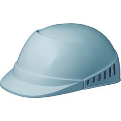 ユニット（株） 377-26GR ユニット　ヘルメット前ひさし型飛・墜・電グリーン　ＡＢＳ