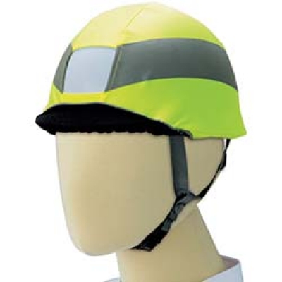 日本绿安全 MIDORI 4073160053 ミドリ安全　高視認ヘルメットカバーＮ　蛍光イエロー