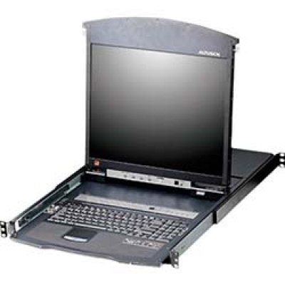 ＡＴＥＮジャパン（株） KL1508AMJJL ＡＴＥＮ　ＫＶＭドロワー　８ポート／デュアルスライド／１７インチＬＣＤ／ロングレール